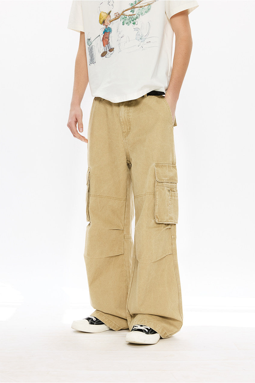 3D Pocket Loose Cargo Pants