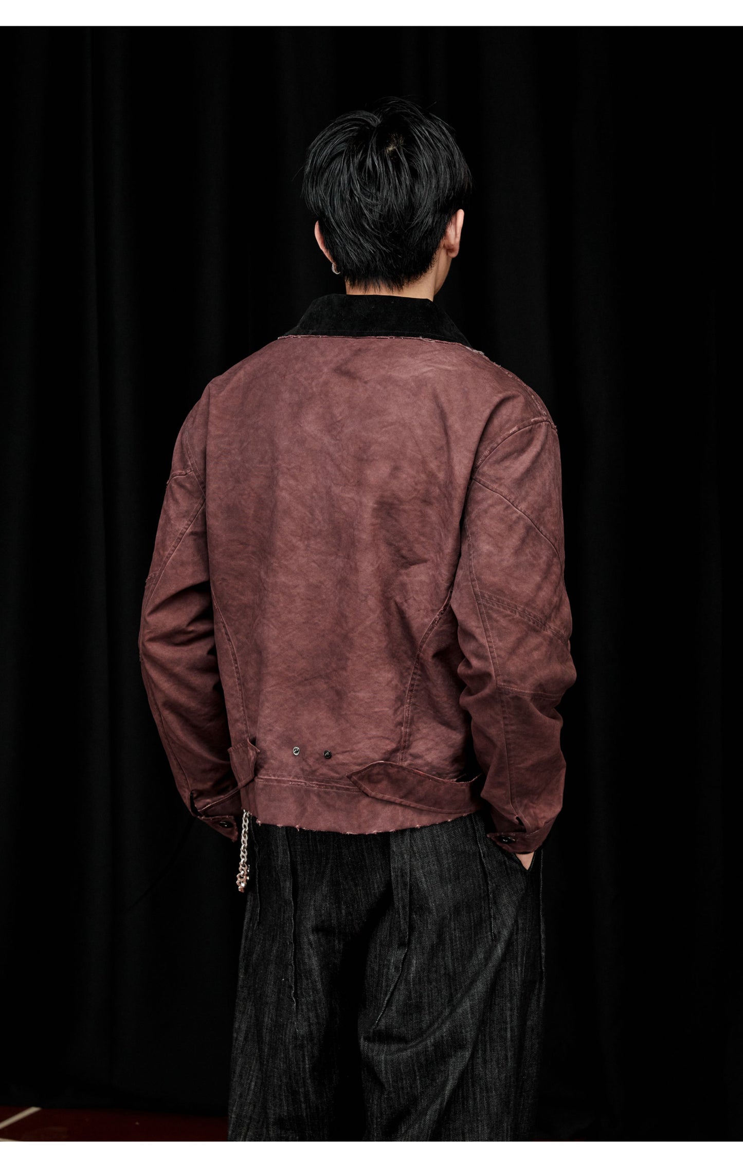 Color Washed Damaged Jacket