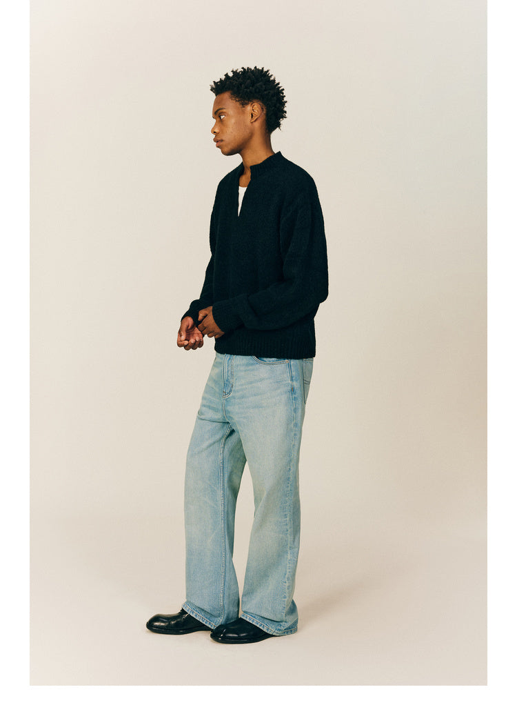 V-Neck Pullover Sweater