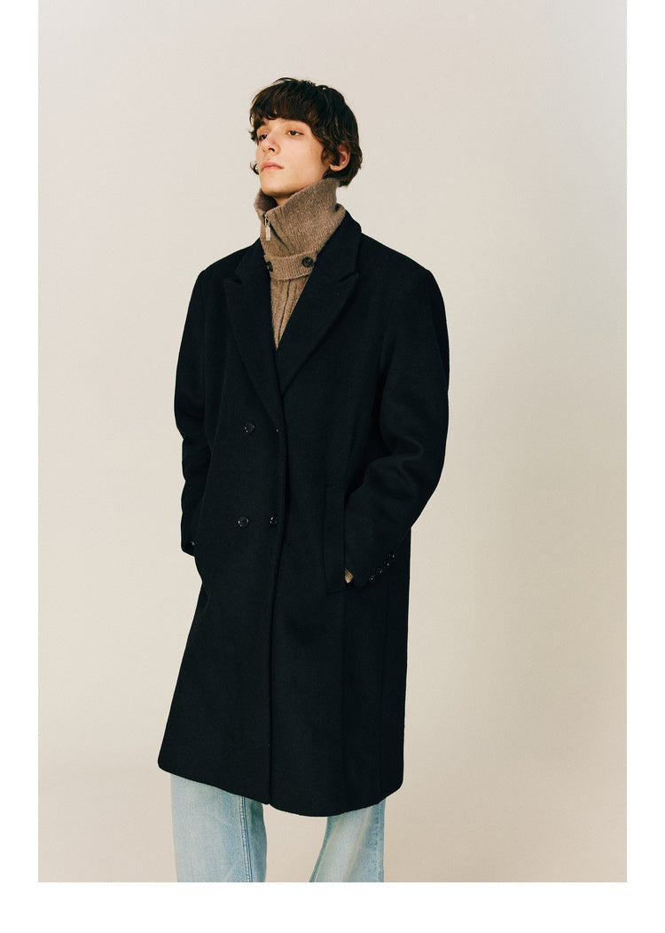Wool mid-coat