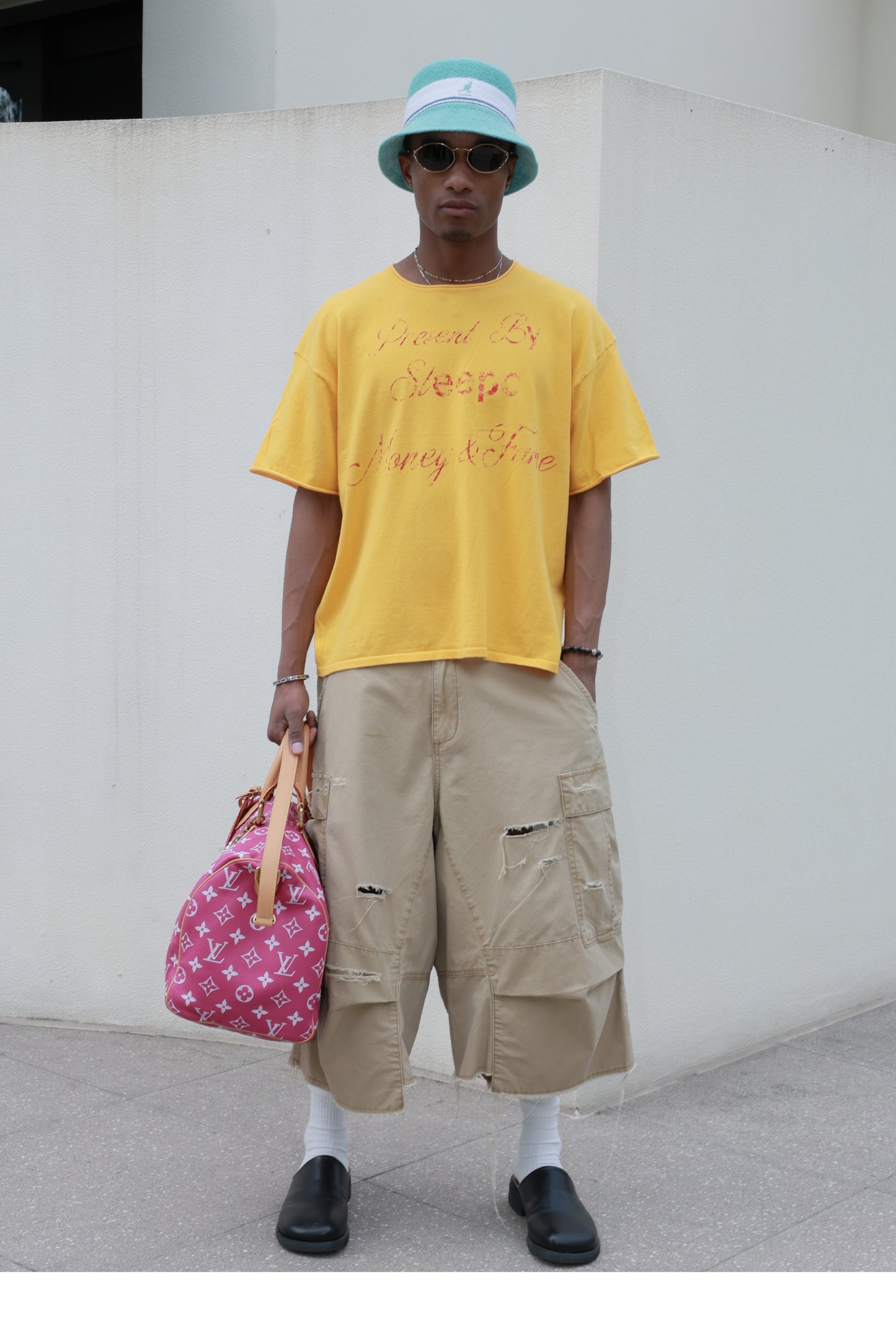 Distressed Print T-Shirt