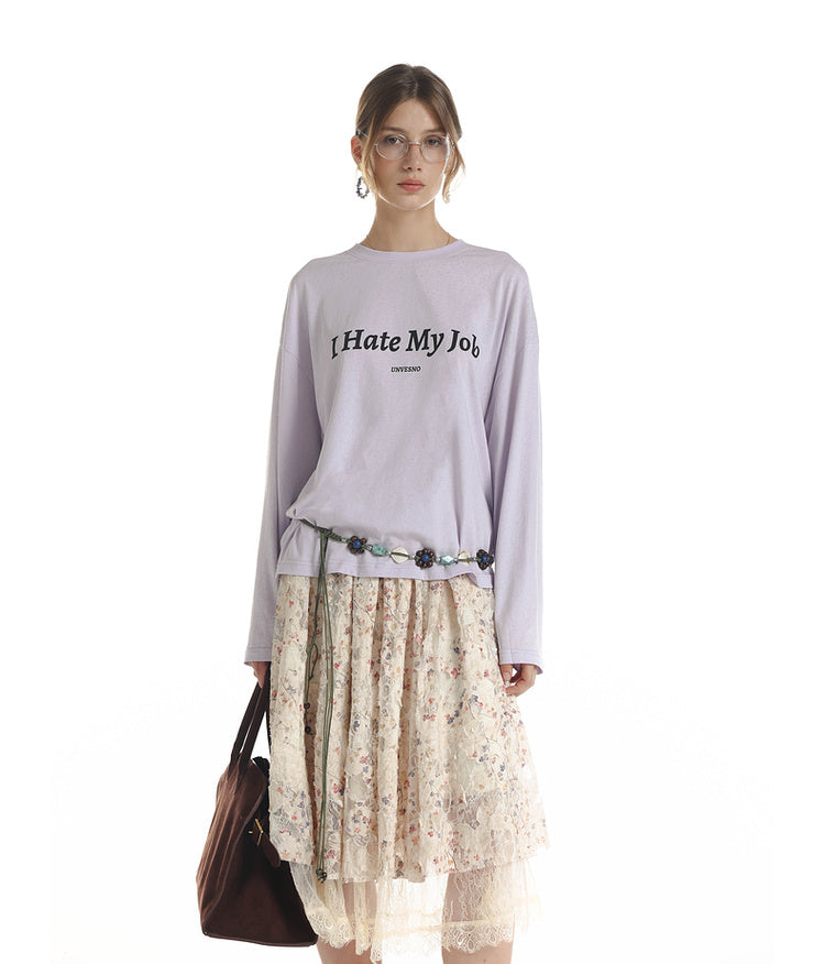 Slogan Print T-Shirt