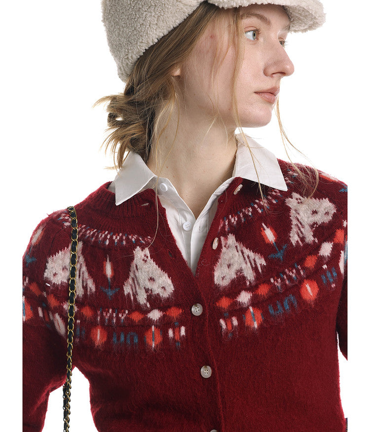 Wool Blend Cardigan