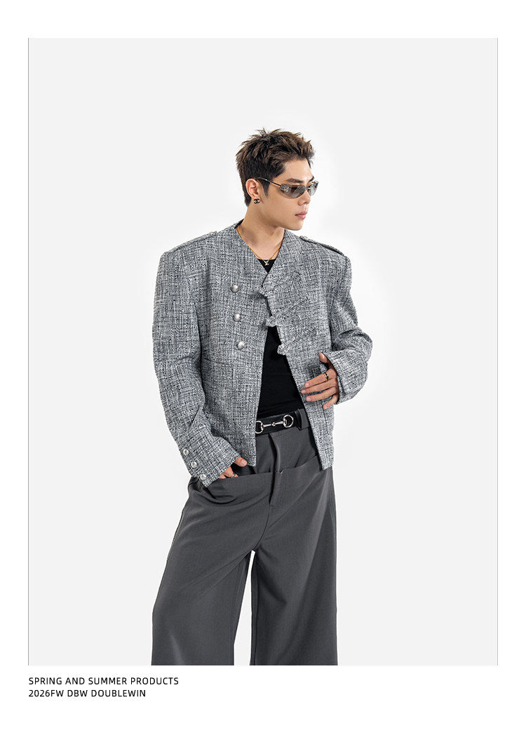 Vintage-Style Tweed Jacket
