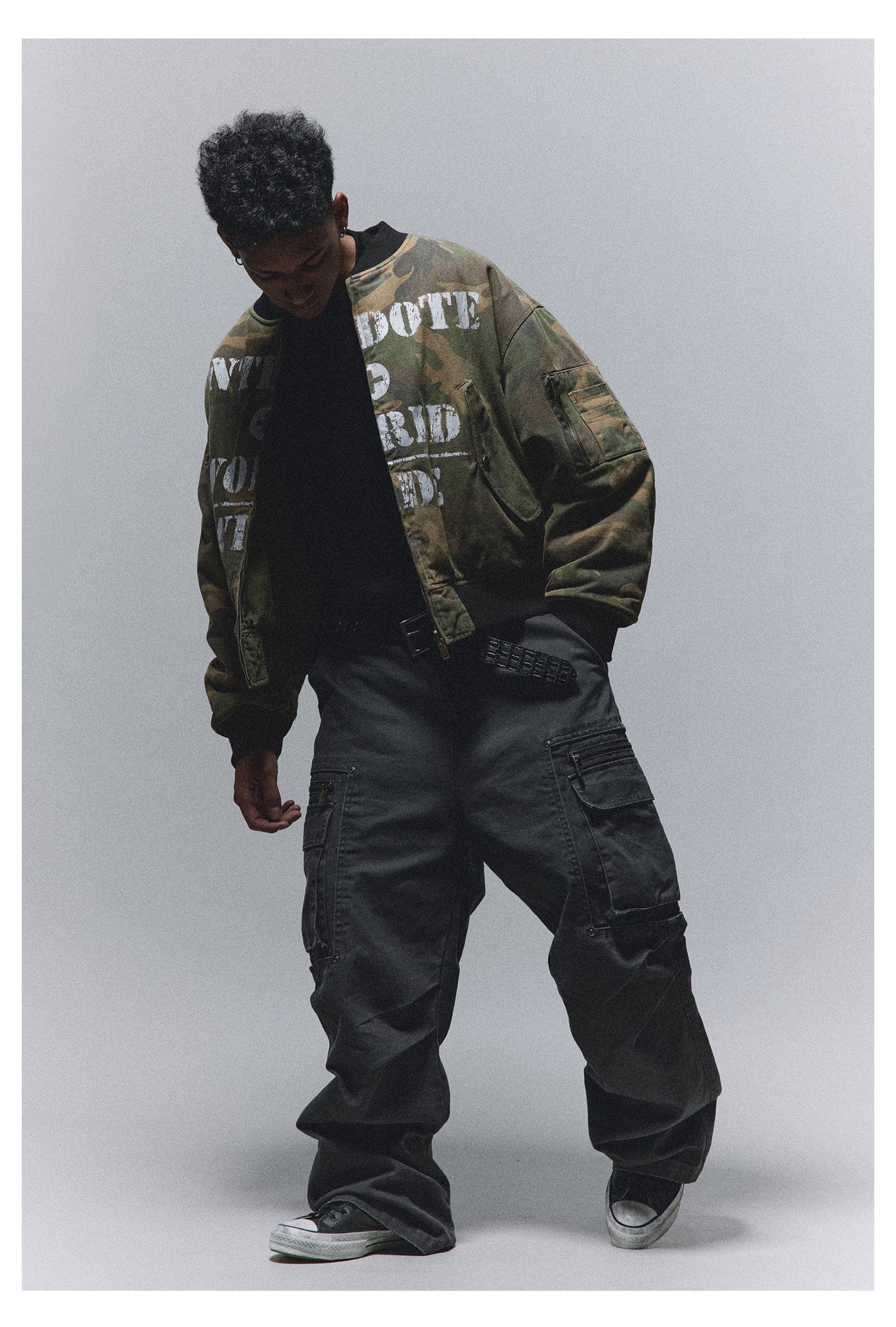 Reversible Camouflage MA-1 Flight Jacket