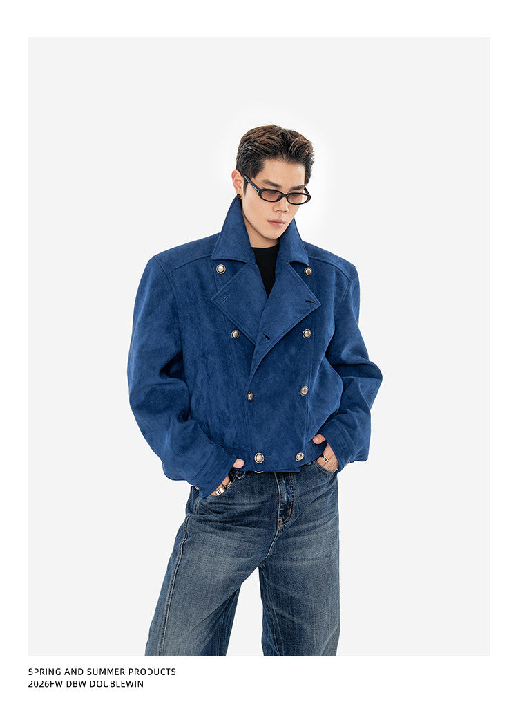 Matte Suede Short Jacket