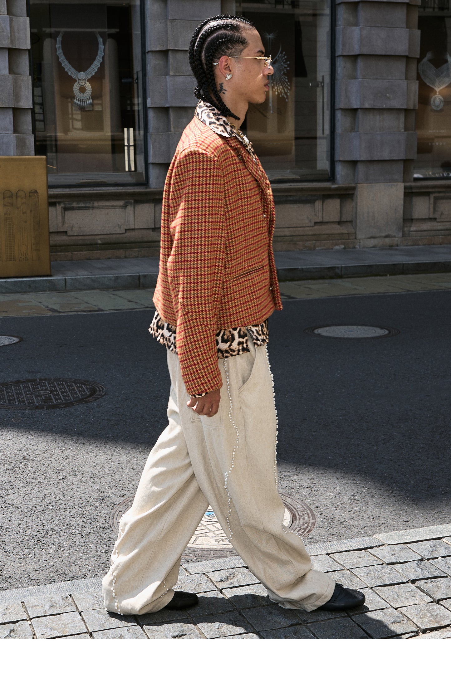 Baggy Straight Wide-Leg Pants