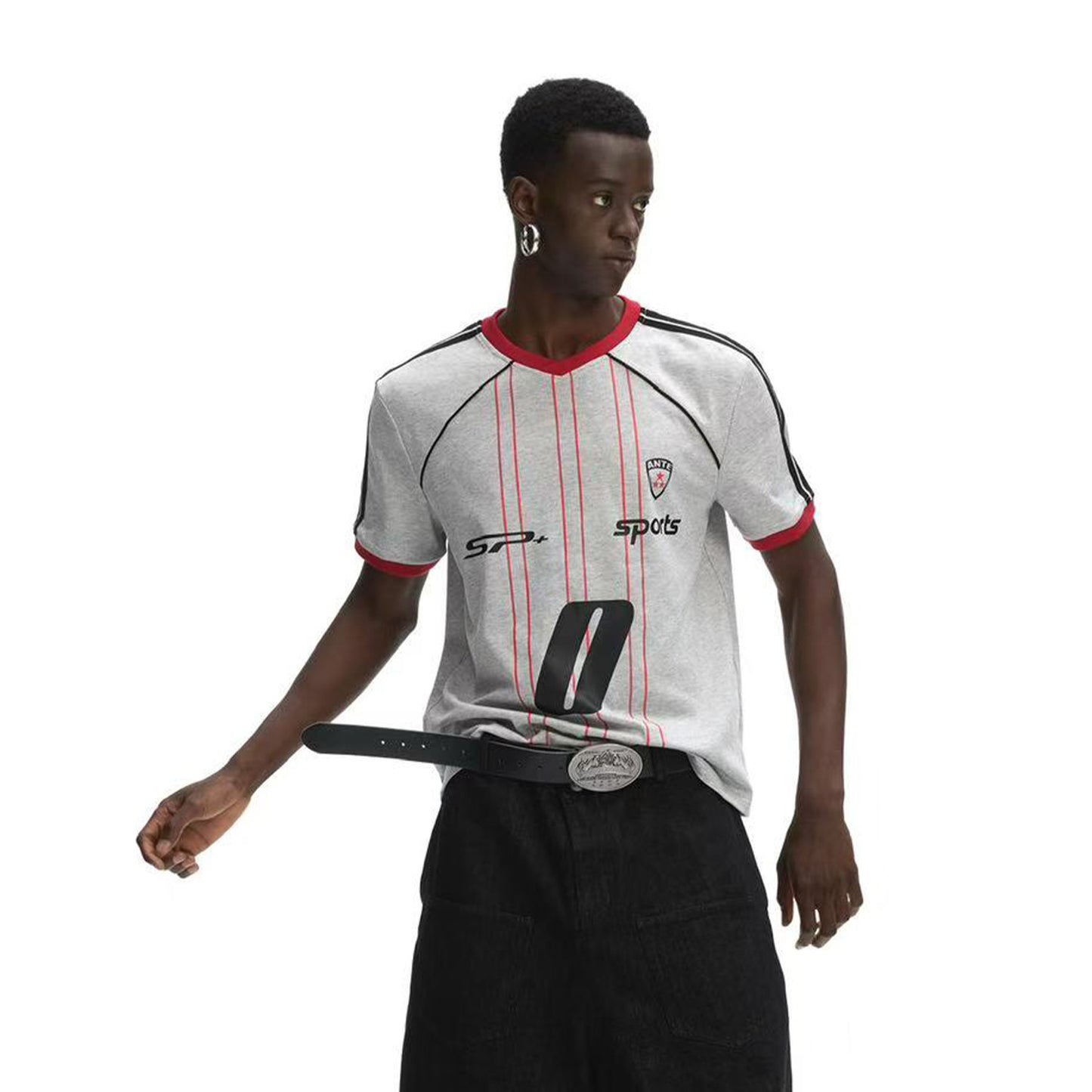 Round Neck Motorcycle T-Shirt