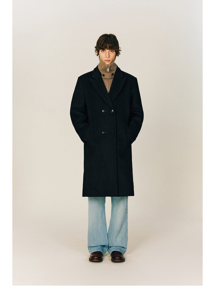 Wool mid-coat