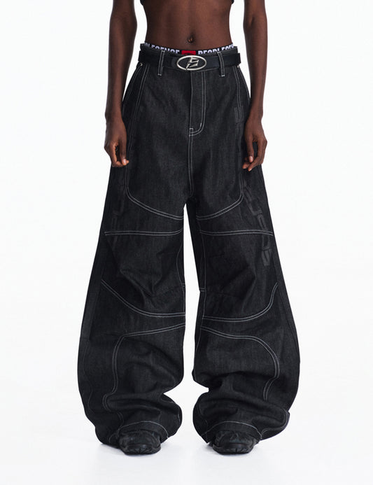 Racing Style Raw Denim