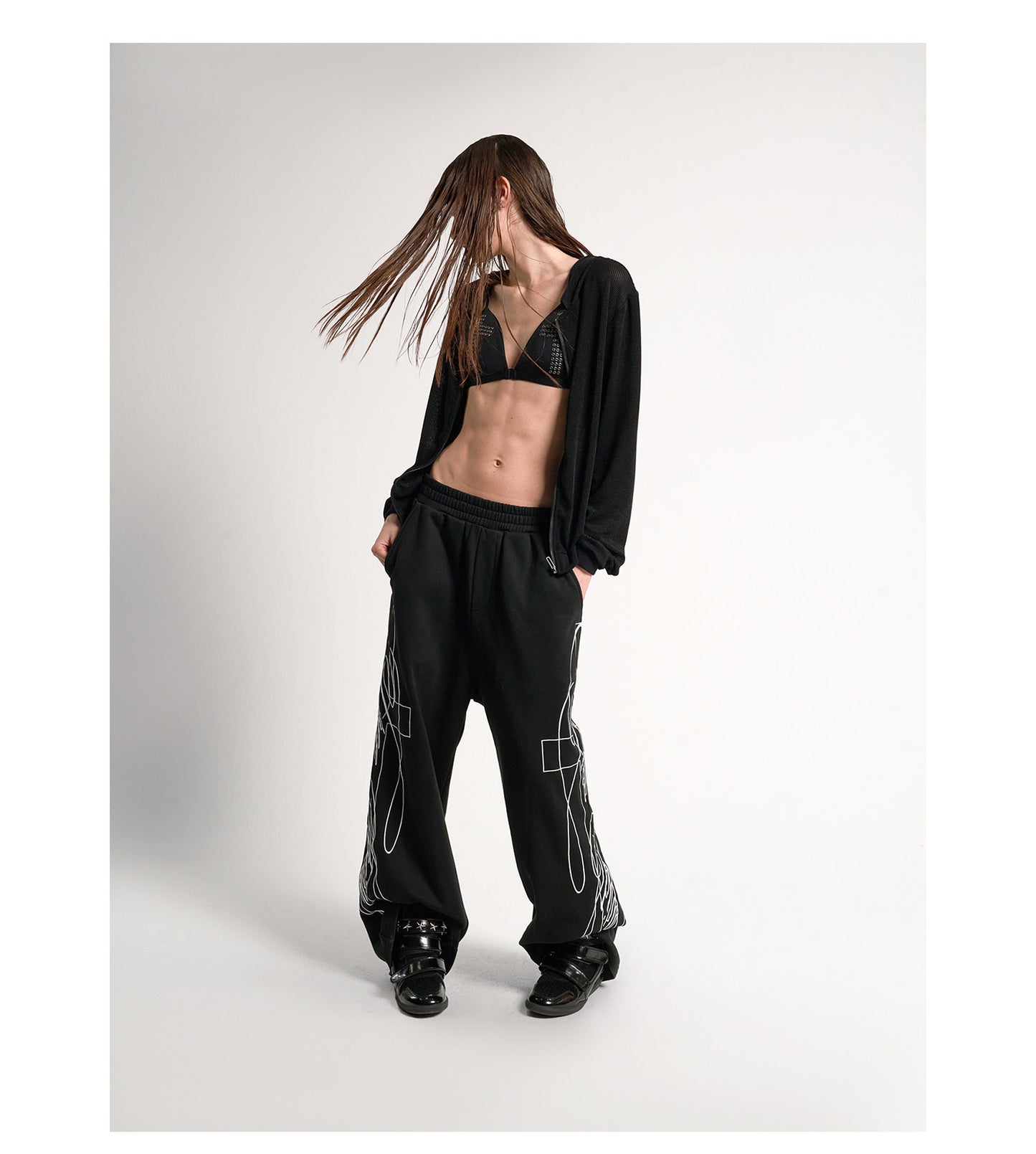 Cross-Stitch Sweatpants