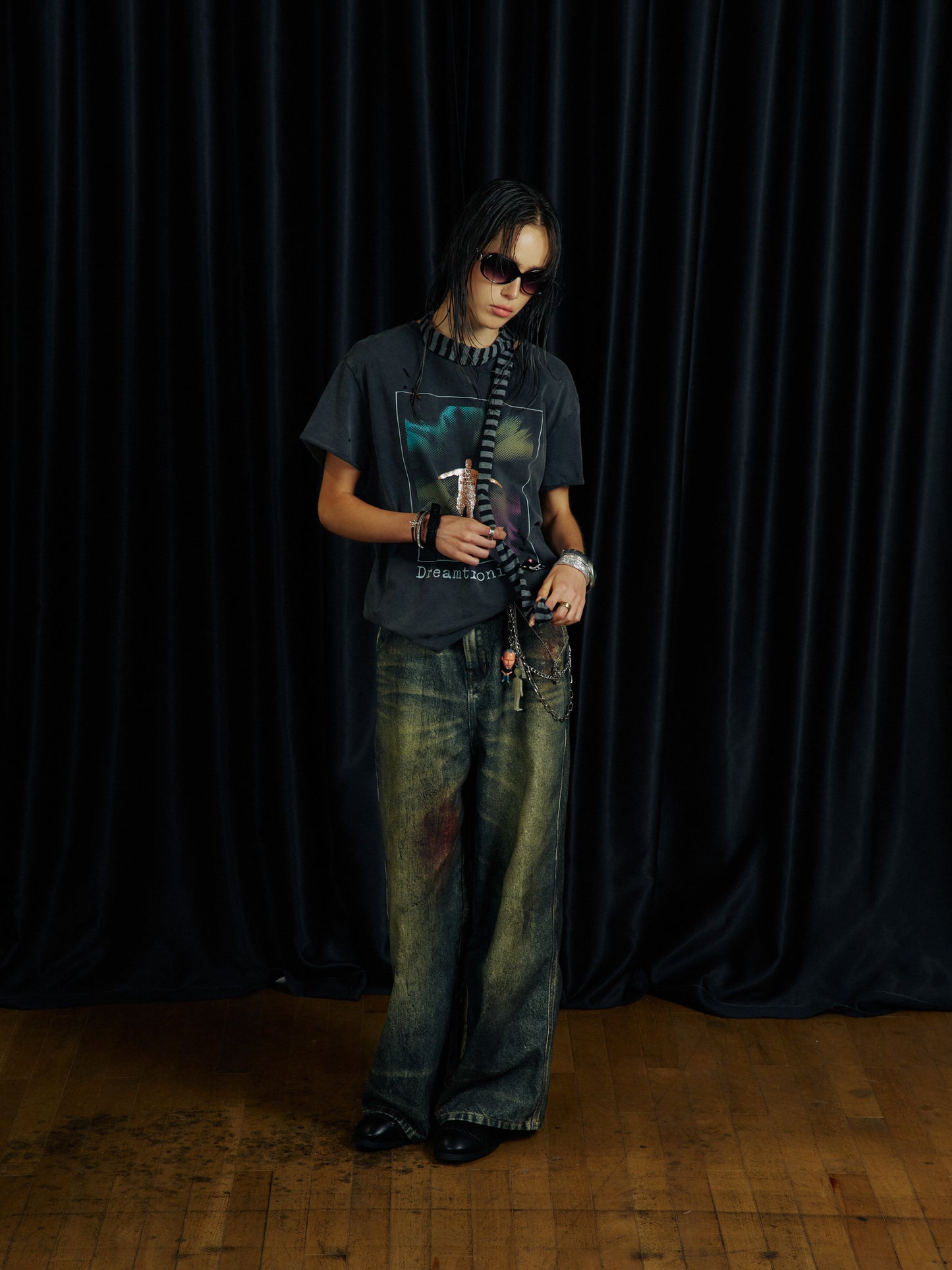 Glitter-Print T-Shirt