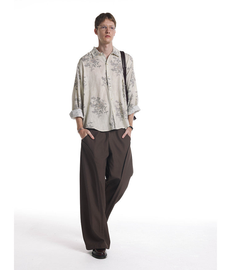 Loose-Fit Floral Shirt