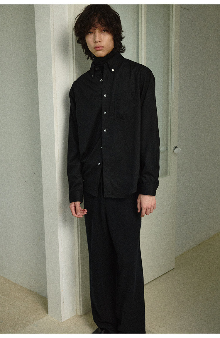 Single patch pocket shirt