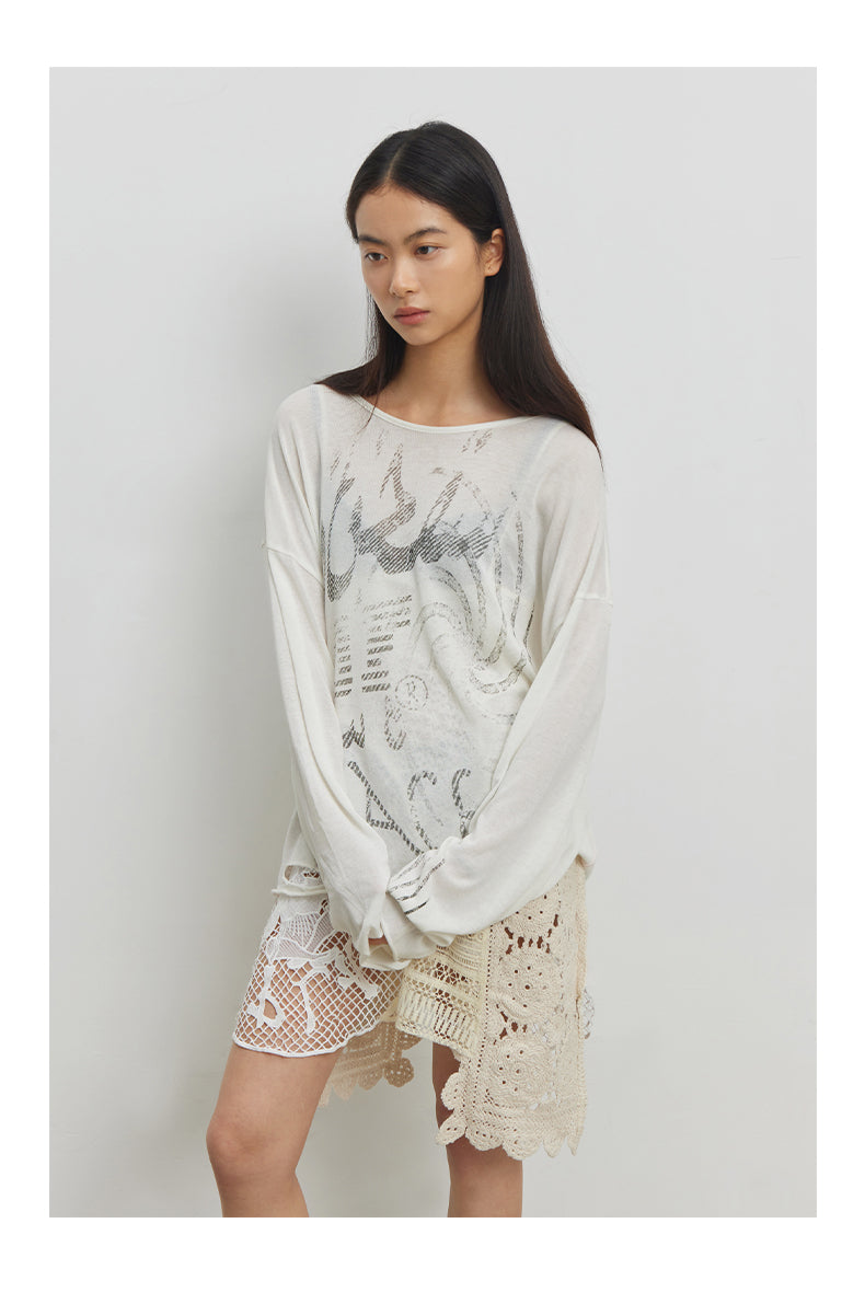 Spiral Seal Mesh T-Shirt