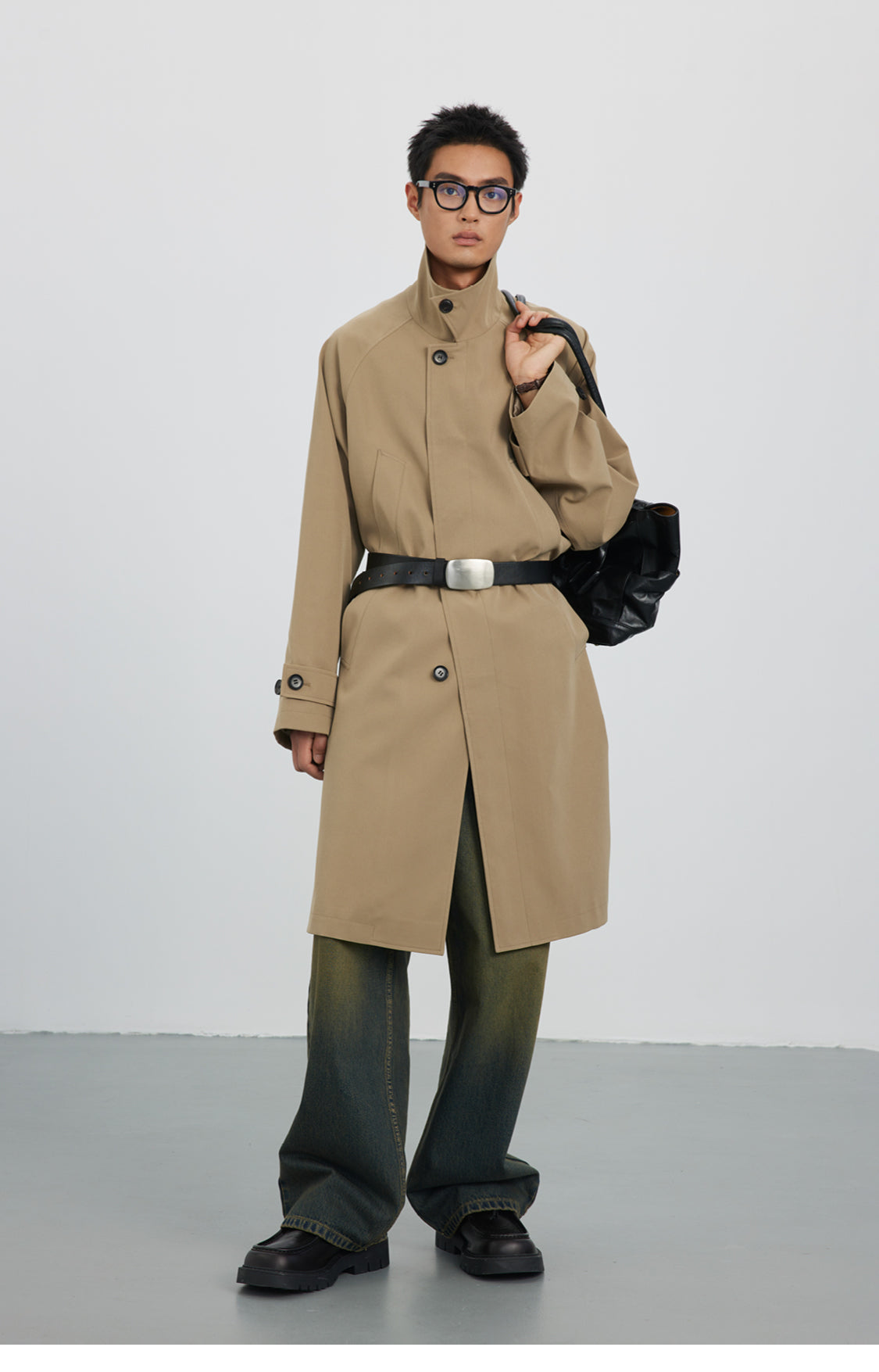 High-end mid-length coat