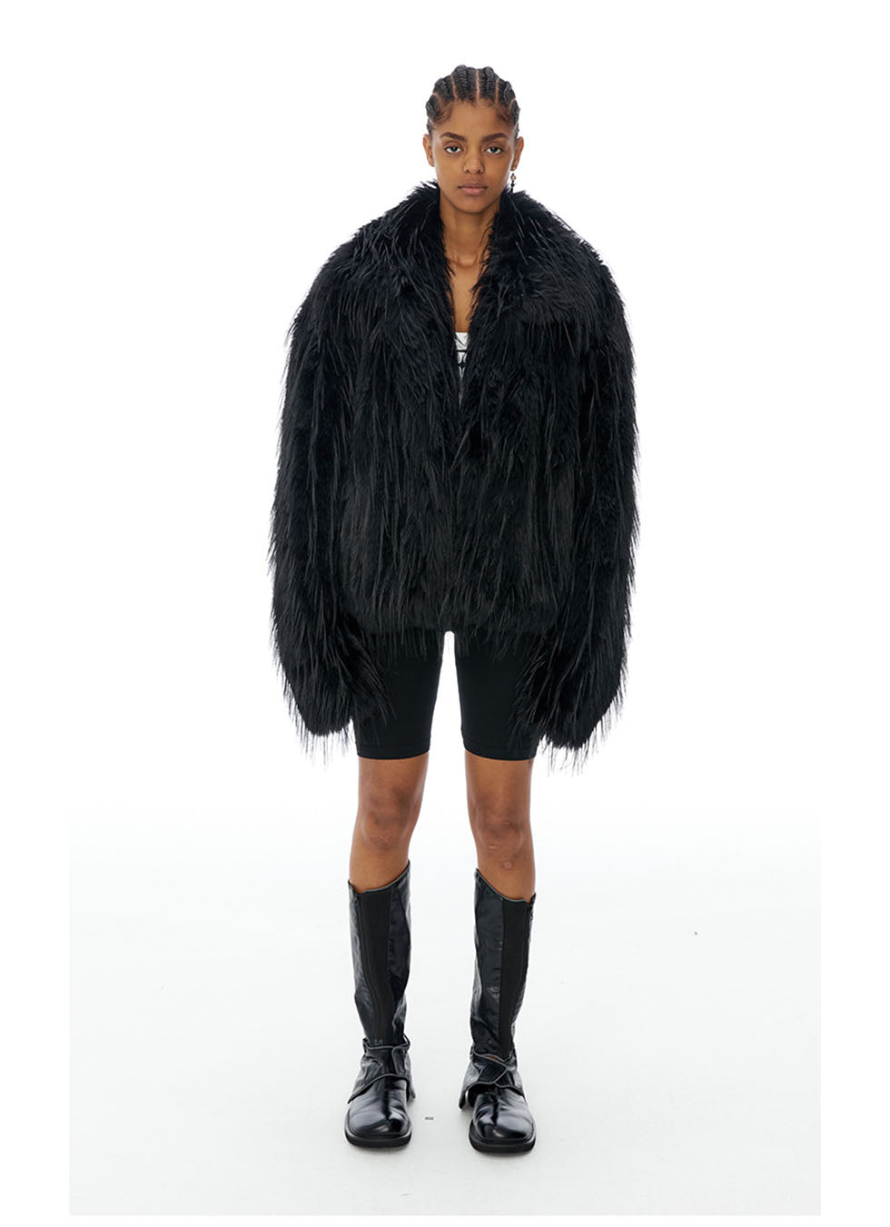 Imitation mink thick jacket