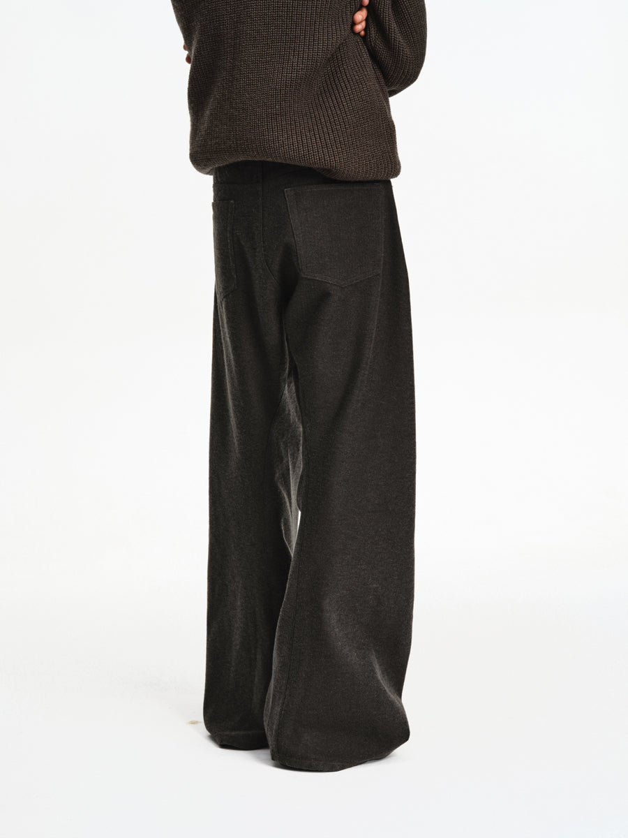 3D Cut Blend Texture Casual Pants