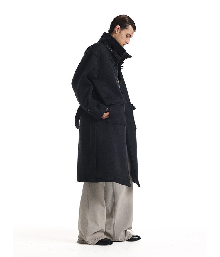 Toggle Button Wool Coat