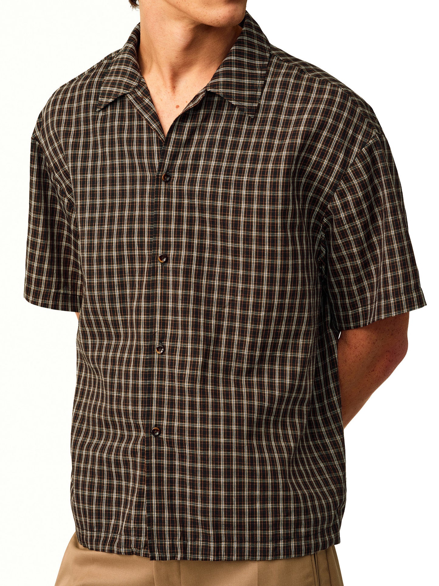 Linen Check Shirt