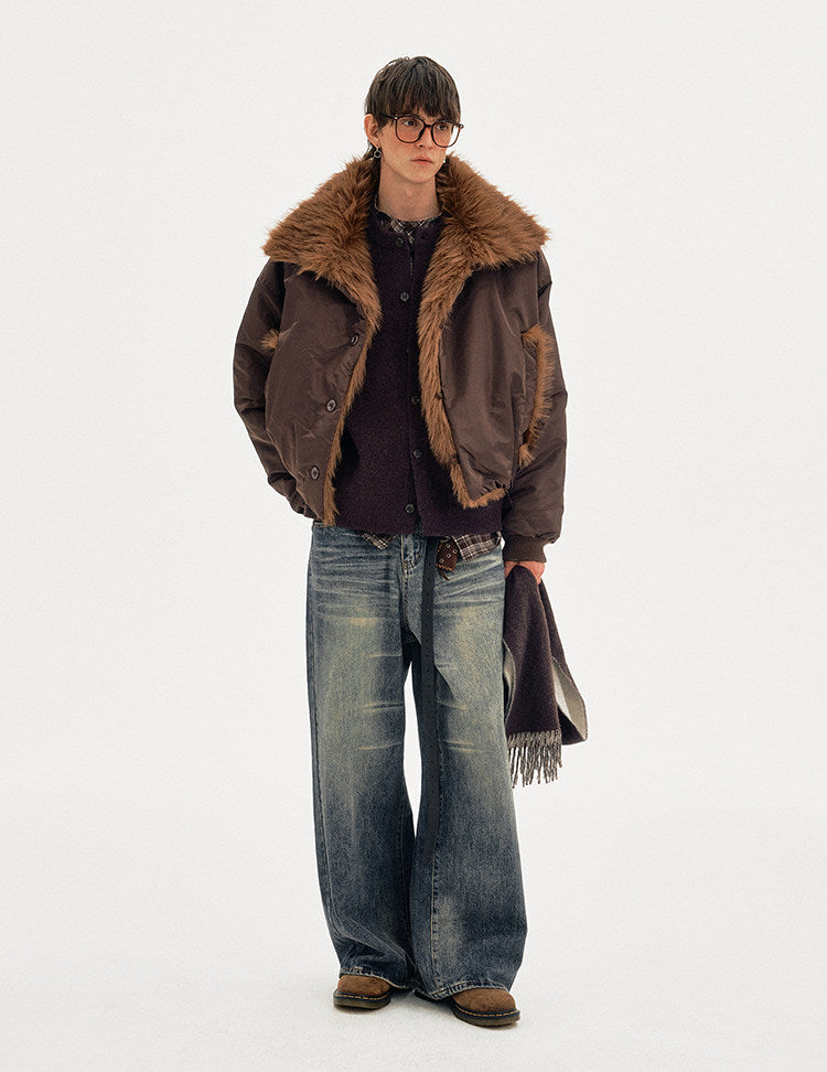 Mountain Carving Cotton Jacket