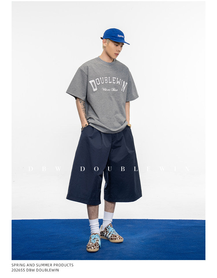 Loose-fit Round-Neck Casual T-Shirt