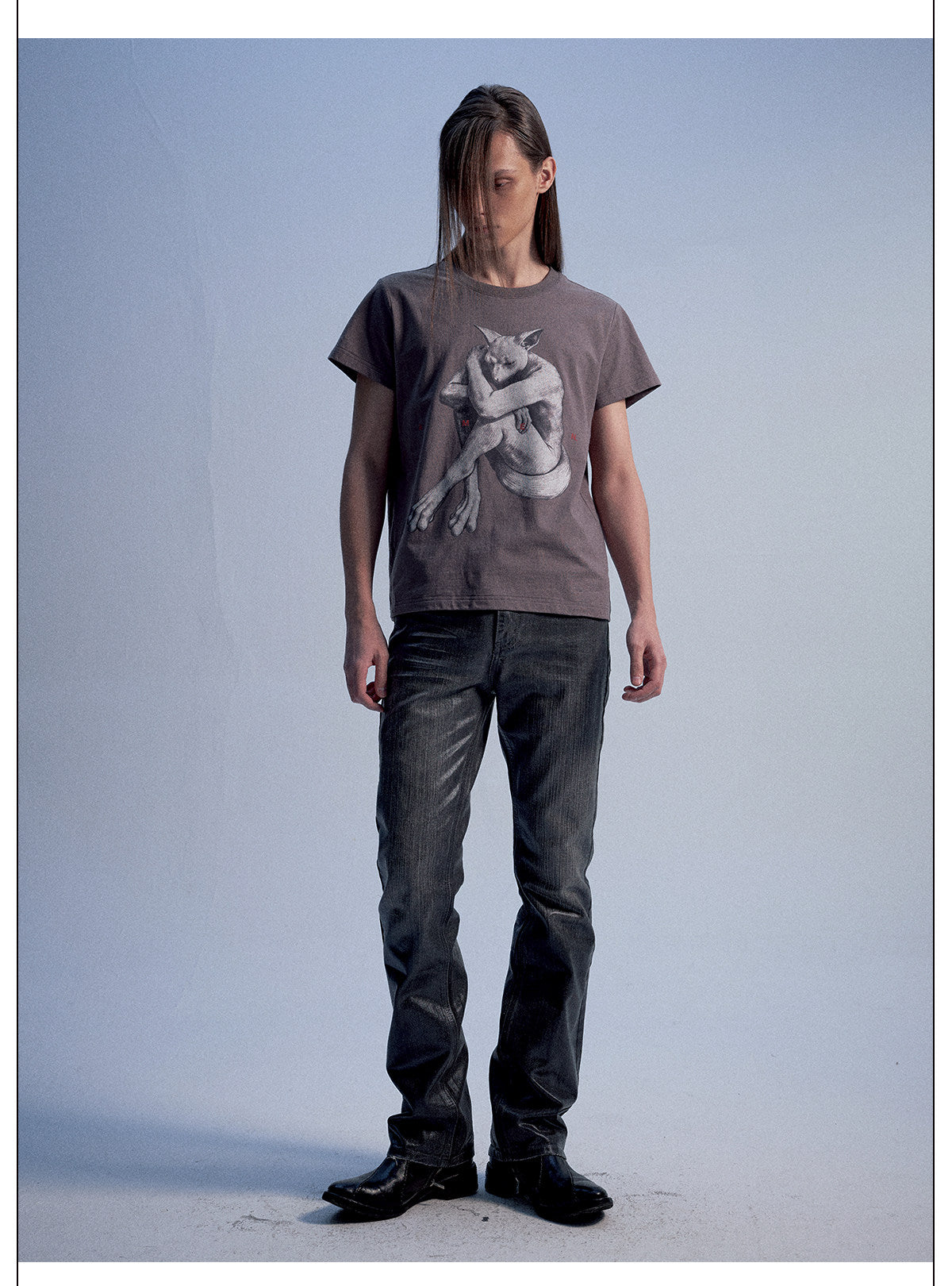 Vintage-Style Crew Neck Loose-Fit Casual T-Shirt