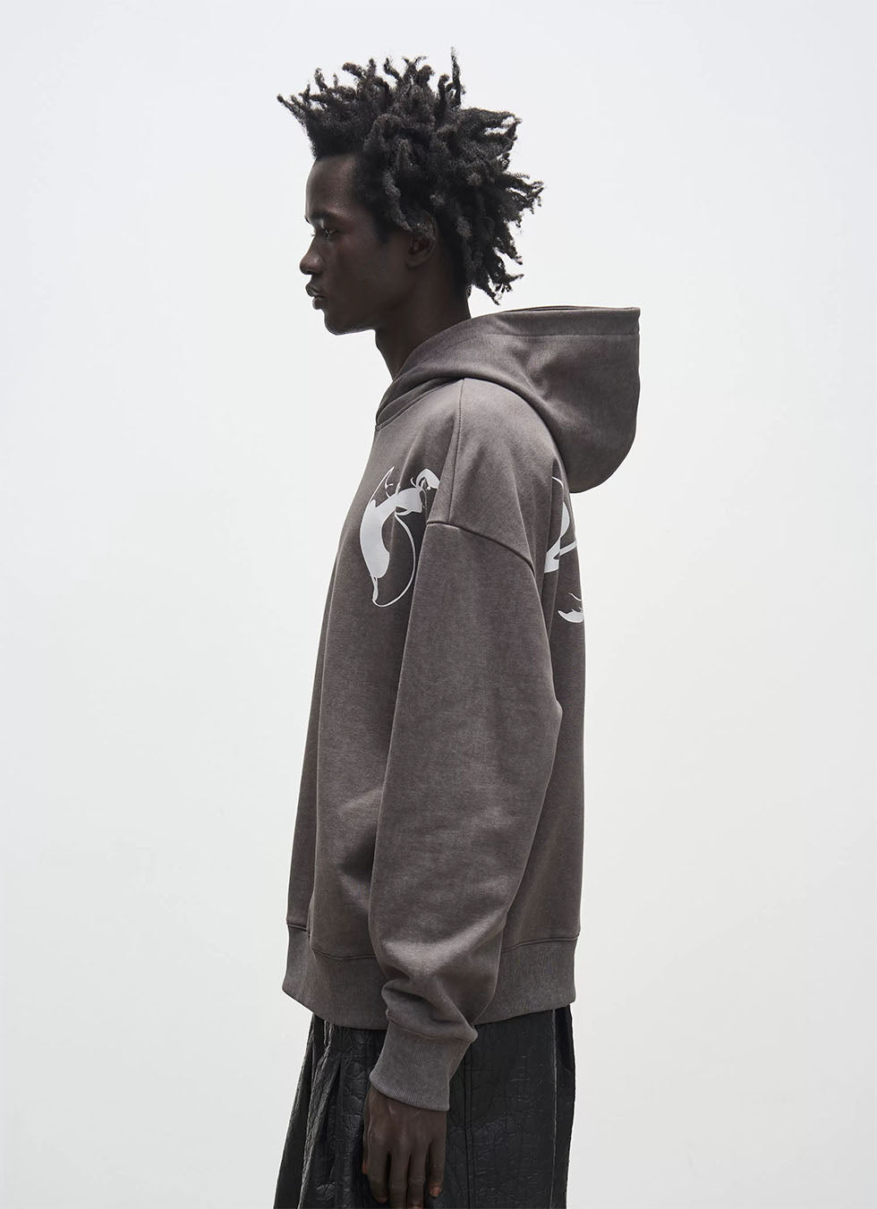 Washed Hooded Sweatshirt