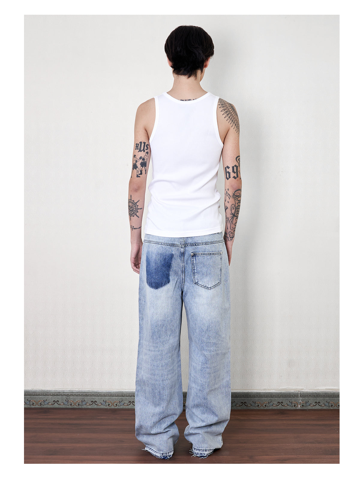 Cotton Patch Straight Jeans