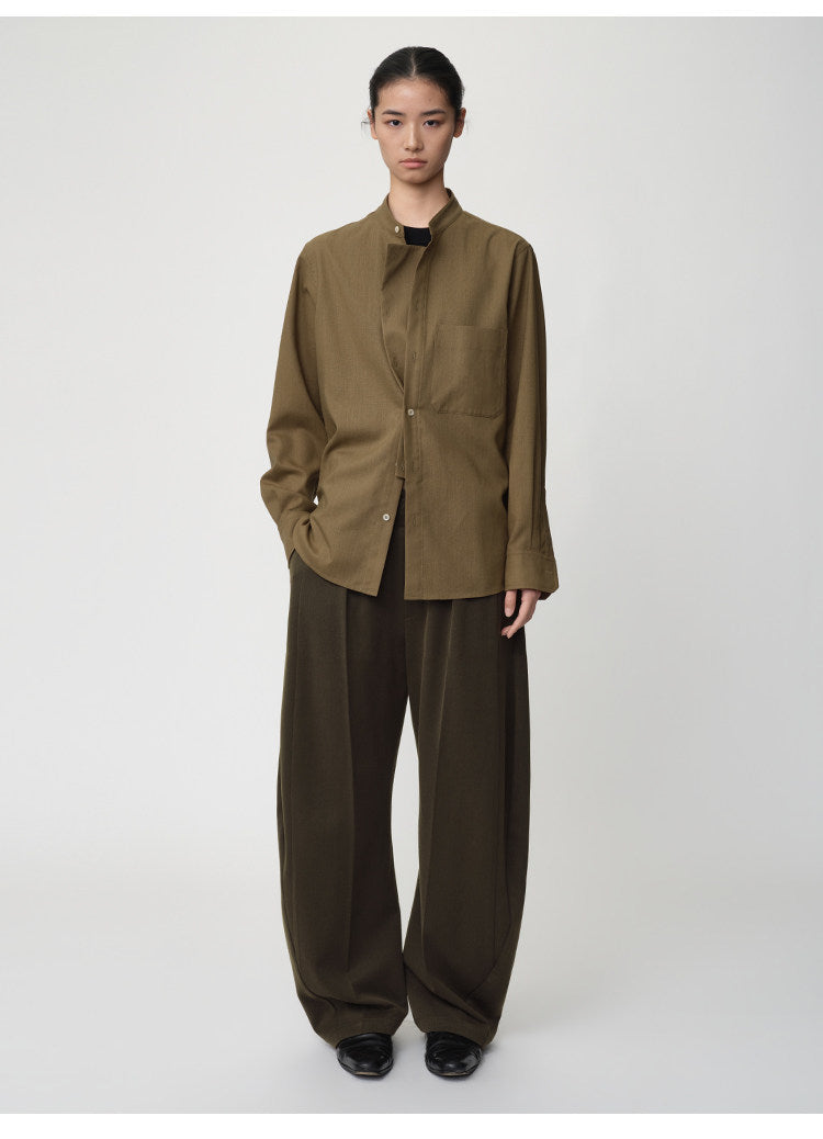 Retro-Style Casual Pants