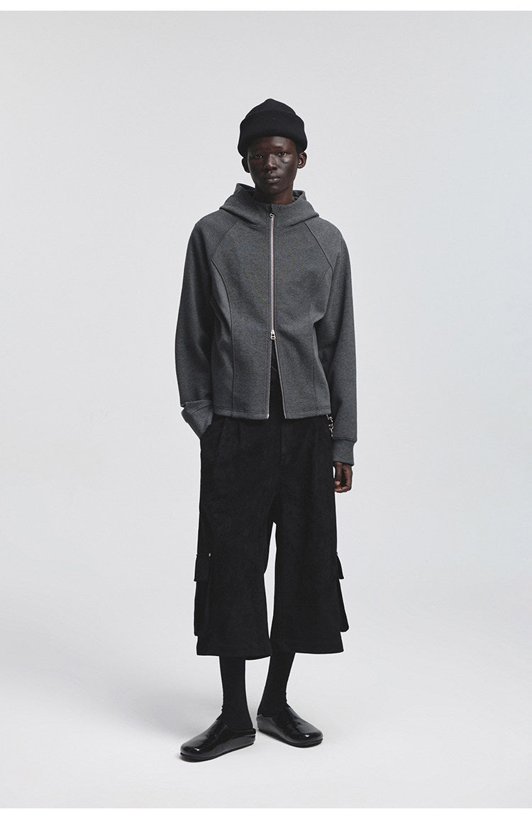 Raglan Sleeve Hooded Sweatshirt