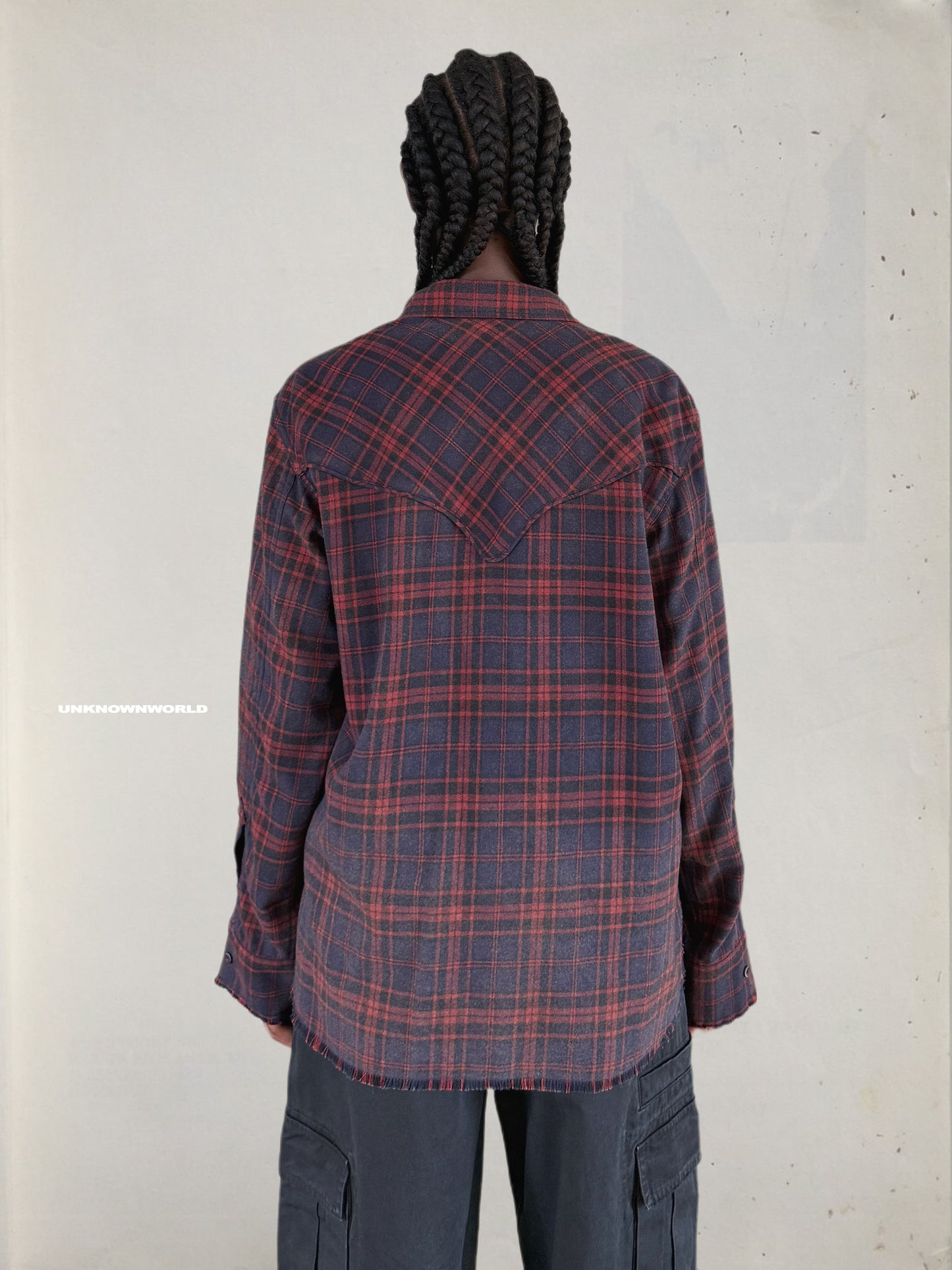 Checkered flannel shirt