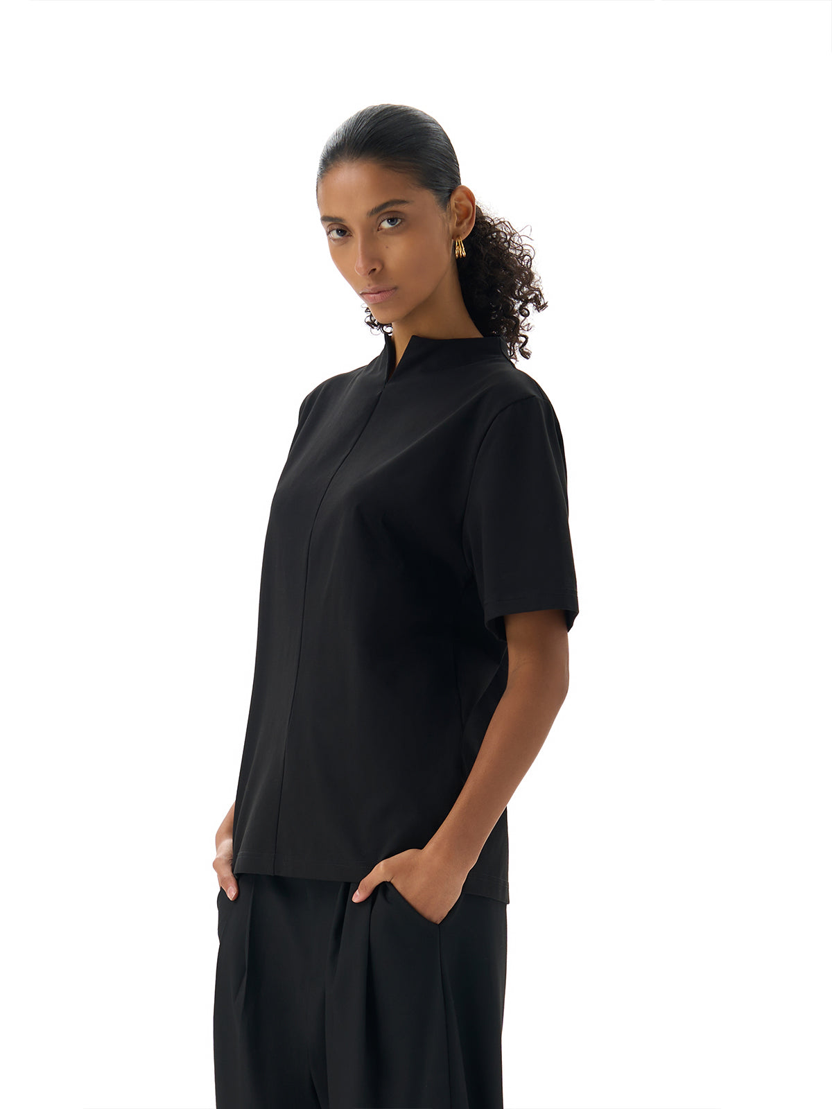 Straight Fit V-Neck T-Shirt