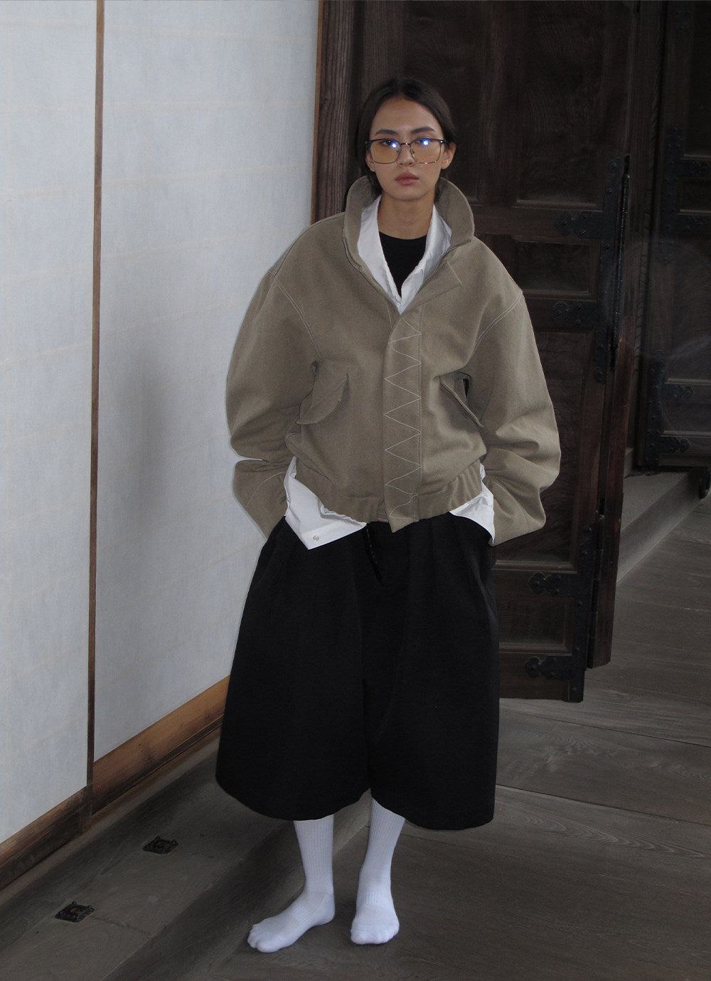 Stand Collar Thick Jacket