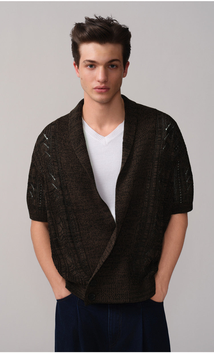 Breathable Knit Casual Cardigan