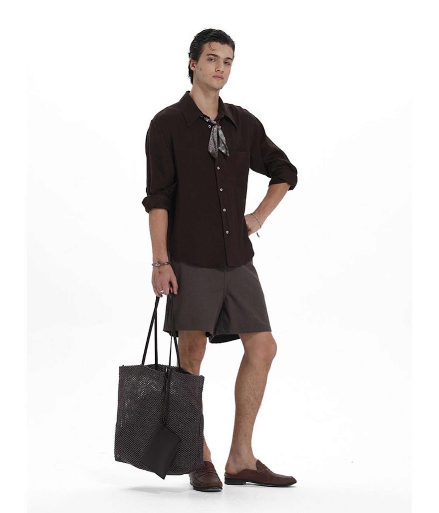 Relaxed Linen-Lyocell Blend Shirt