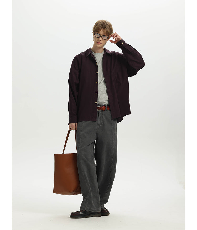 Wrinkle-resistant casual shirt