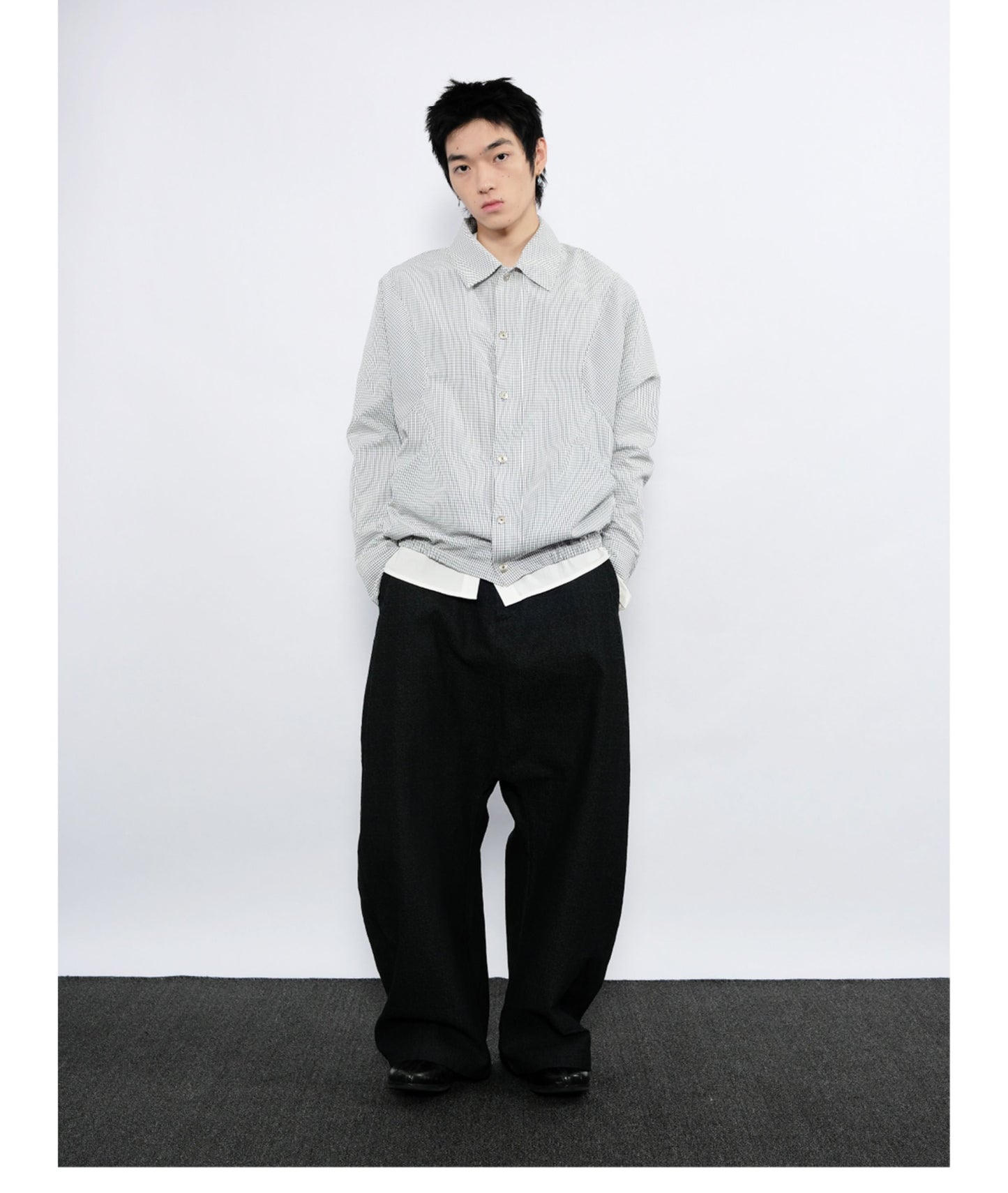 Short Checkered Shirt