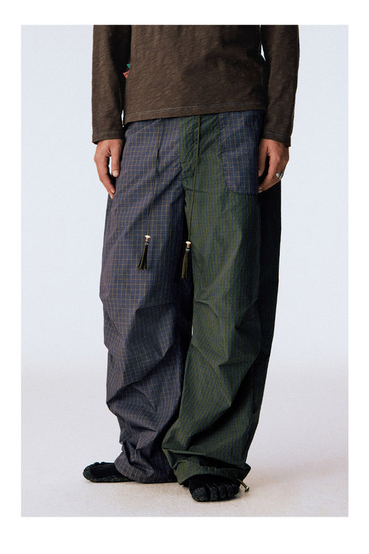 Color-Block Paratrooper Pants