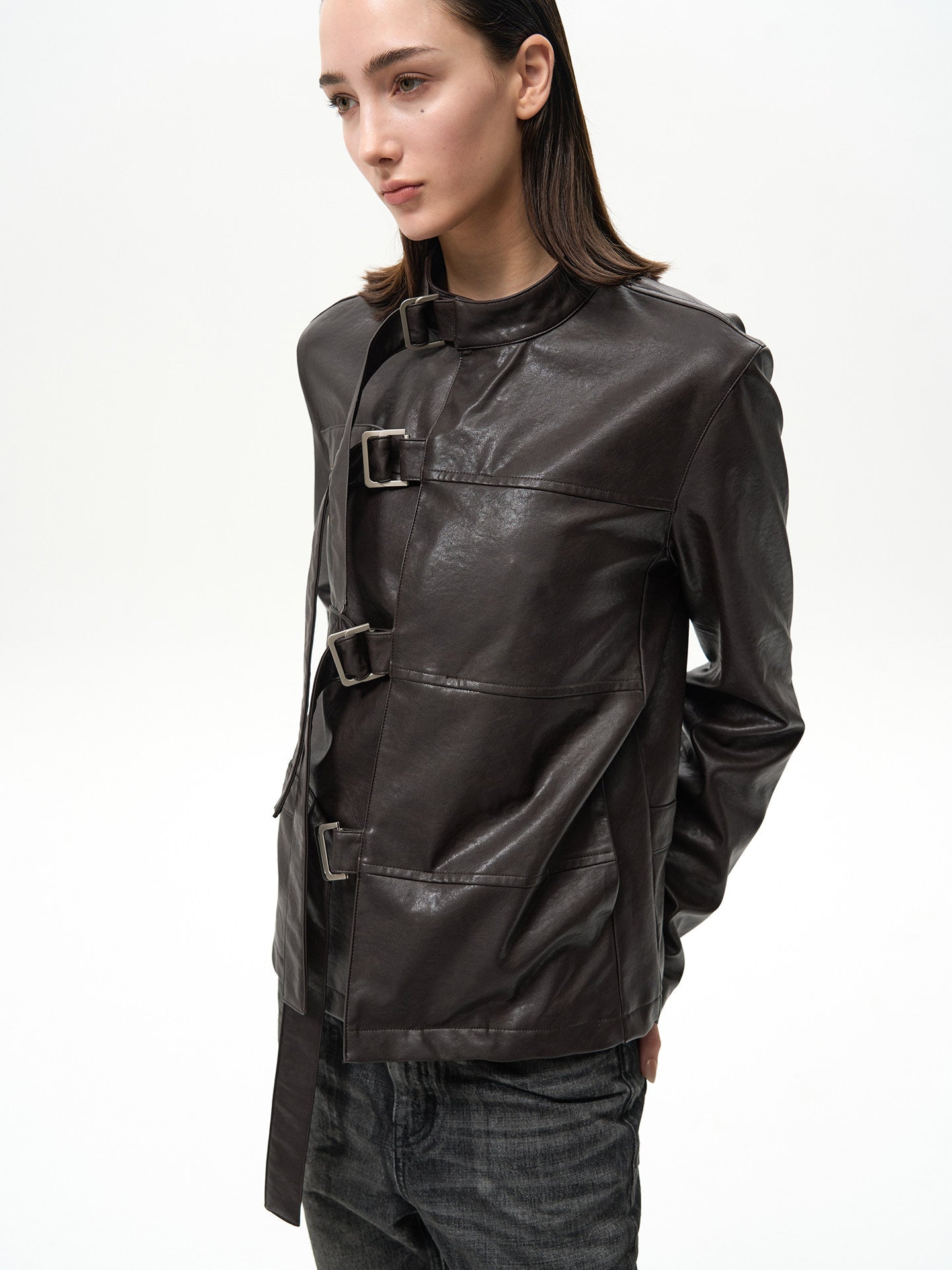 Asymmetrical Ribbon Jacket