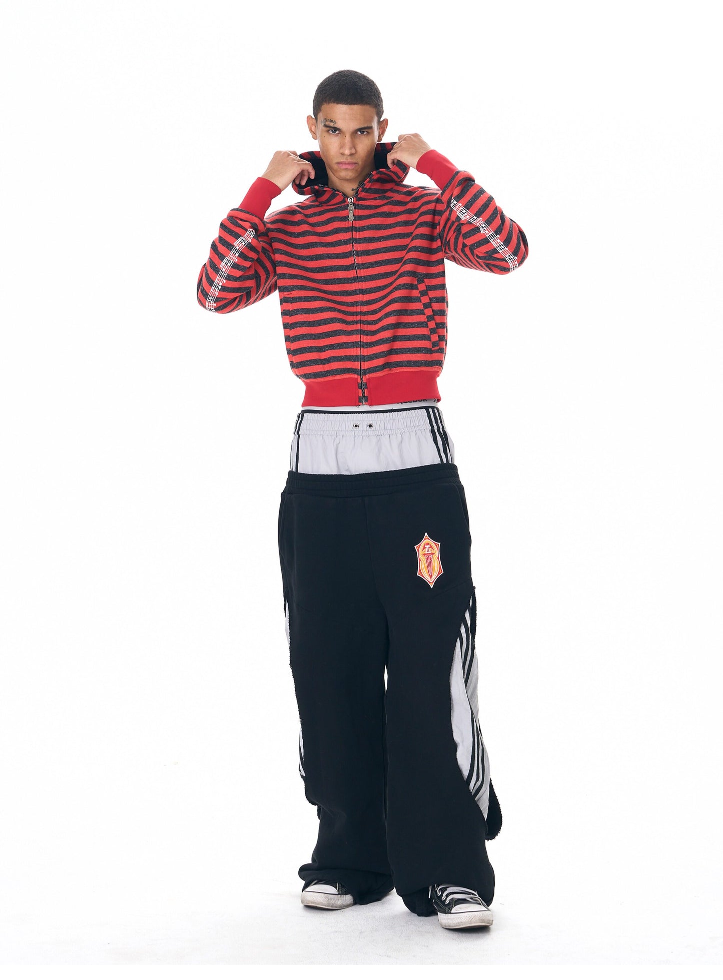 Faux Two-Piece Sweatpants