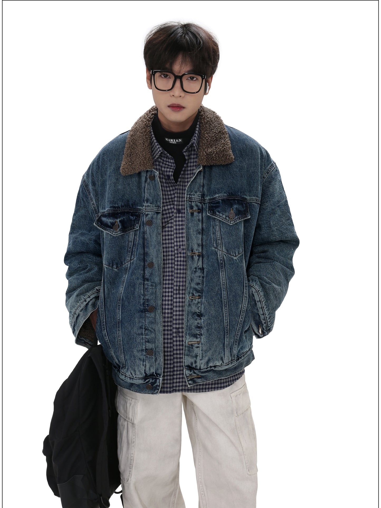 Damaged Thick Denim Jacket