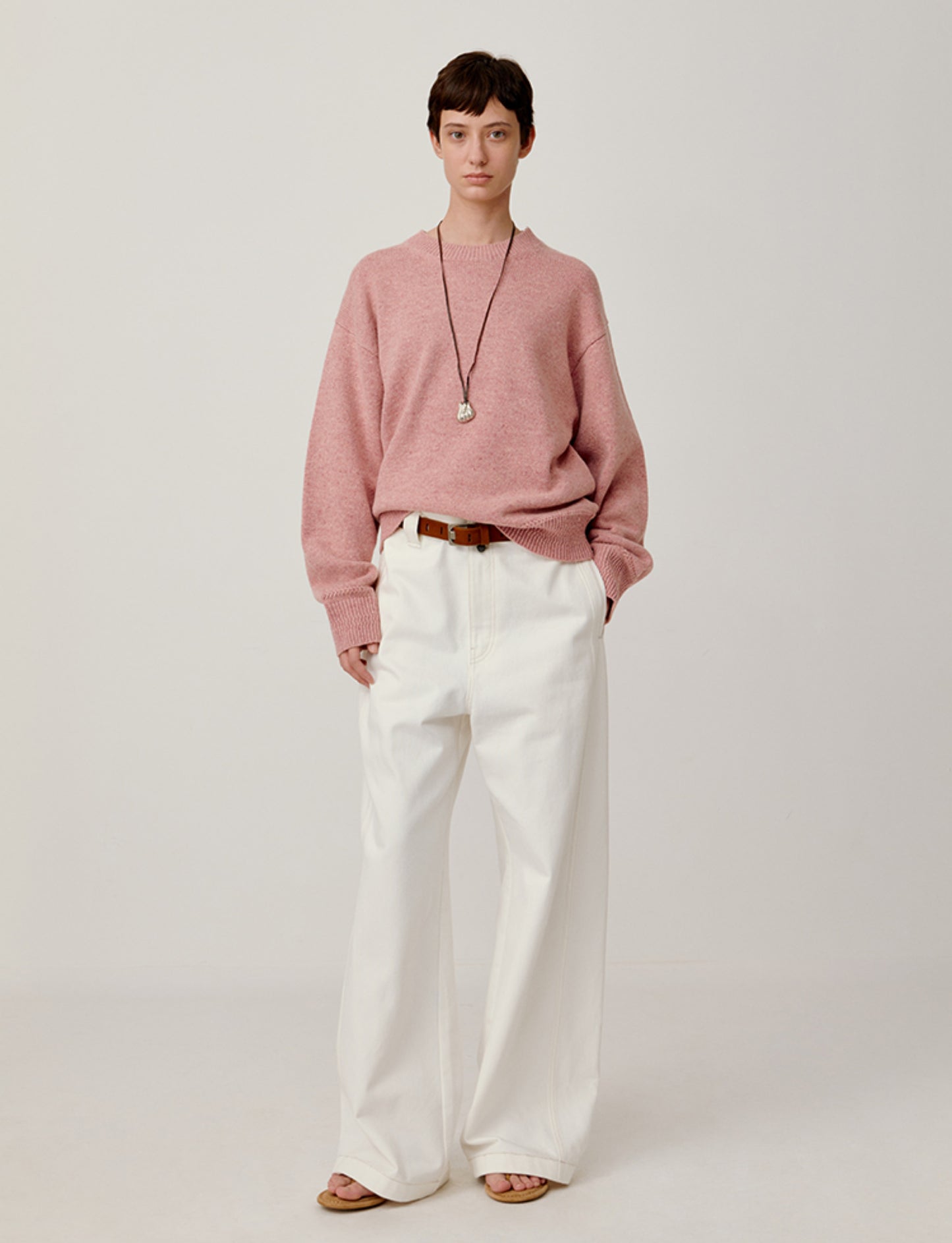 Round Neck Pullover Knit