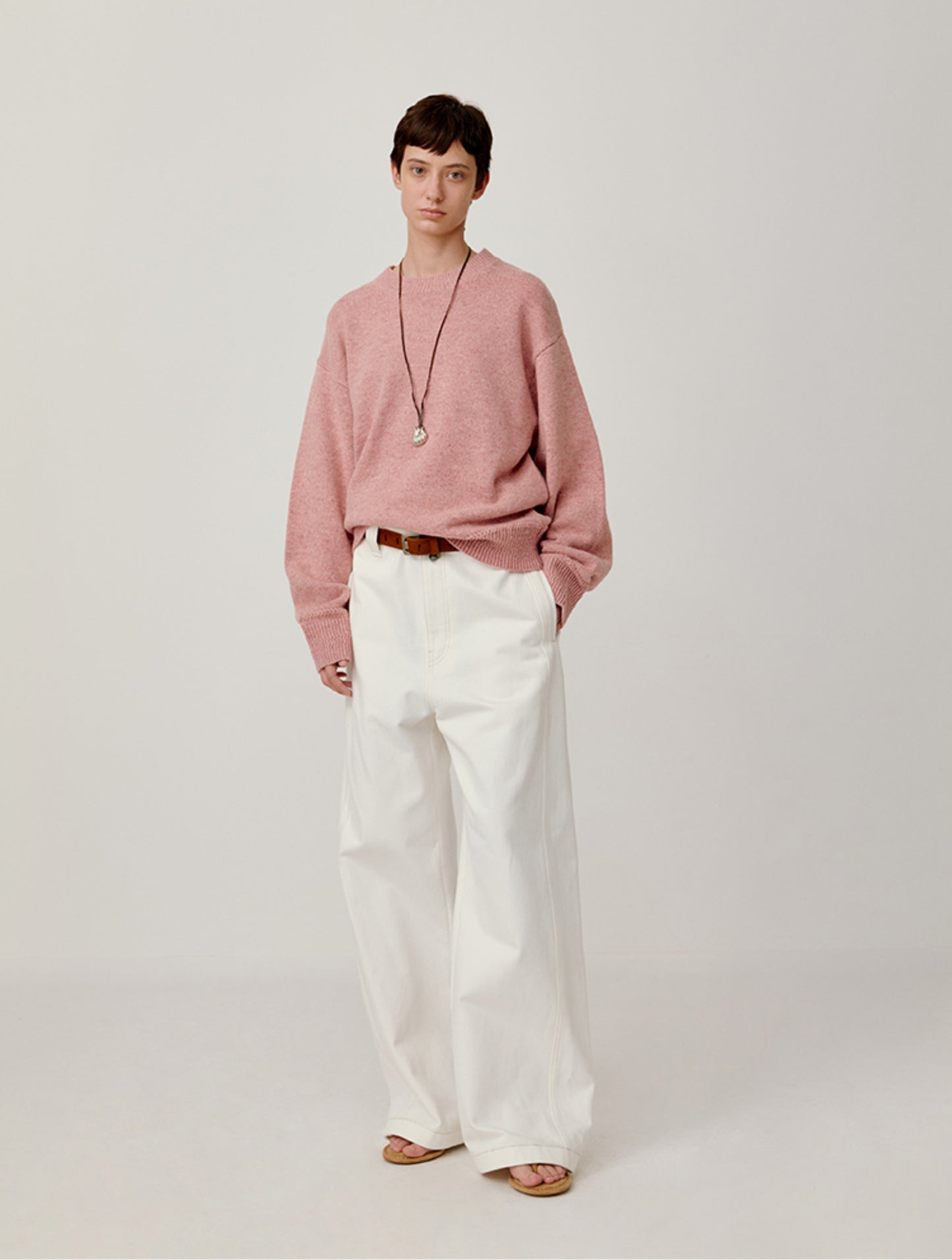 Round Neck Pullover Knit