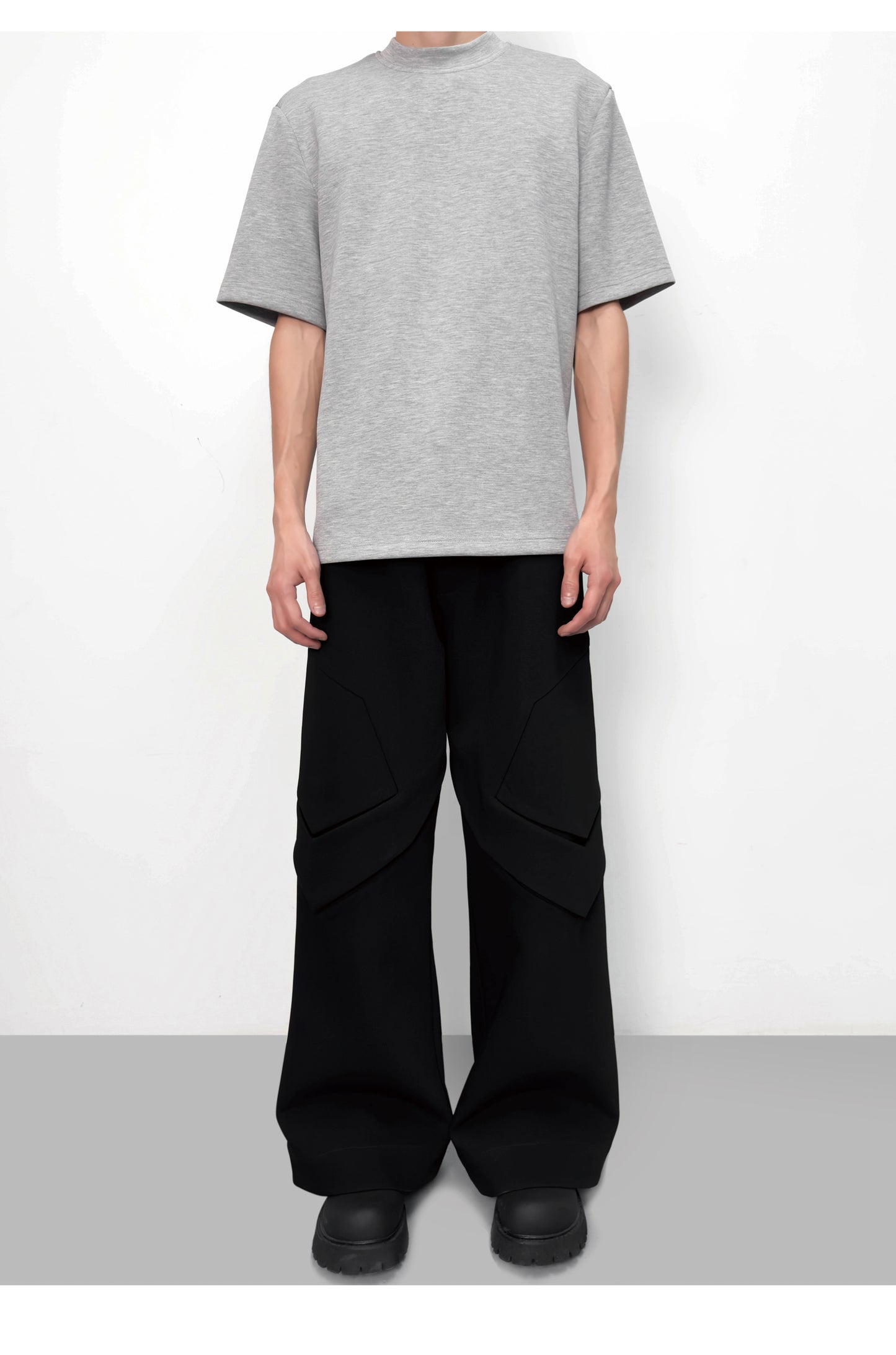 Solid color modal T-shirt