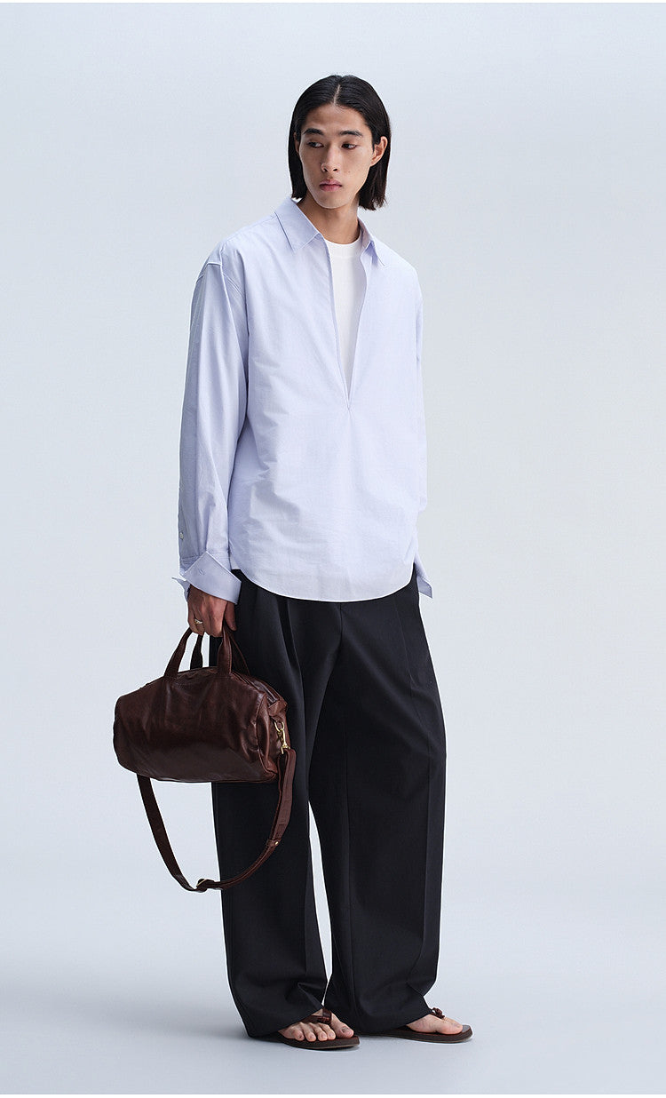 V-Neck Double-Layer Shirt