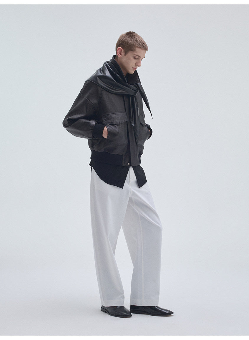 Form-Grain Sheepskin Pocket Jacket