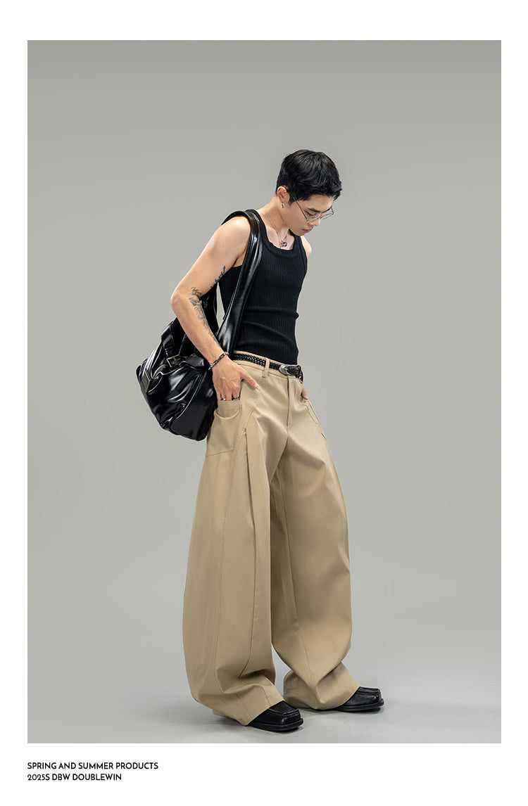 Deconstructed Casual Pants