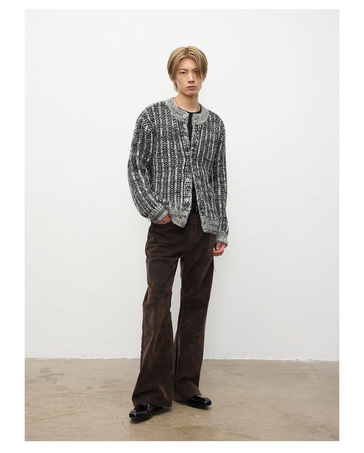 Snowflake Chunky Knit Cardigan