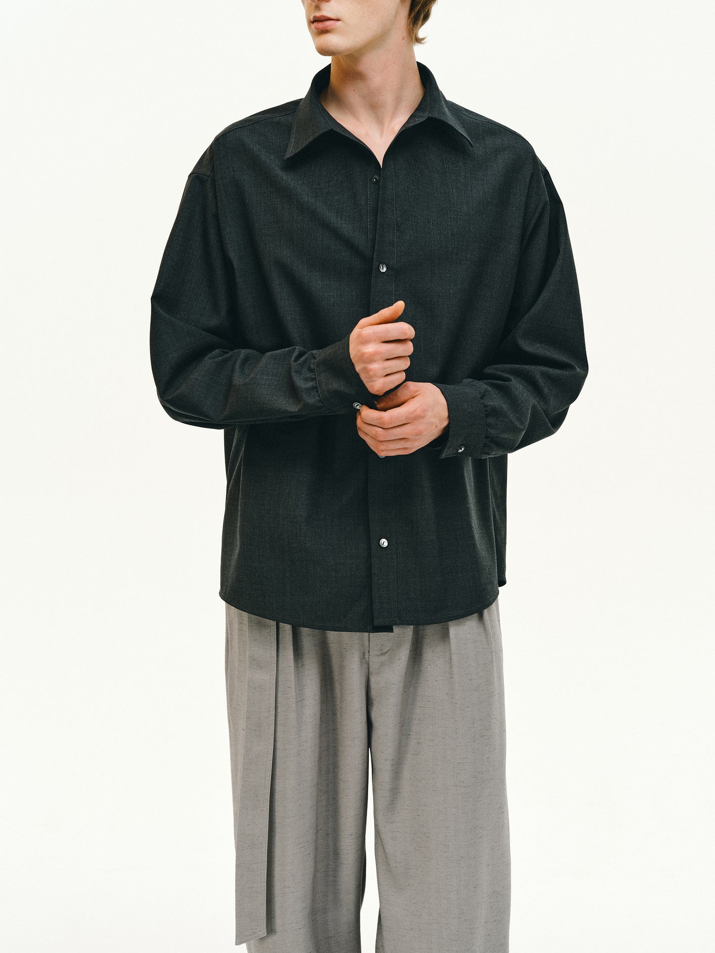 Wool Clean Fit Shirt